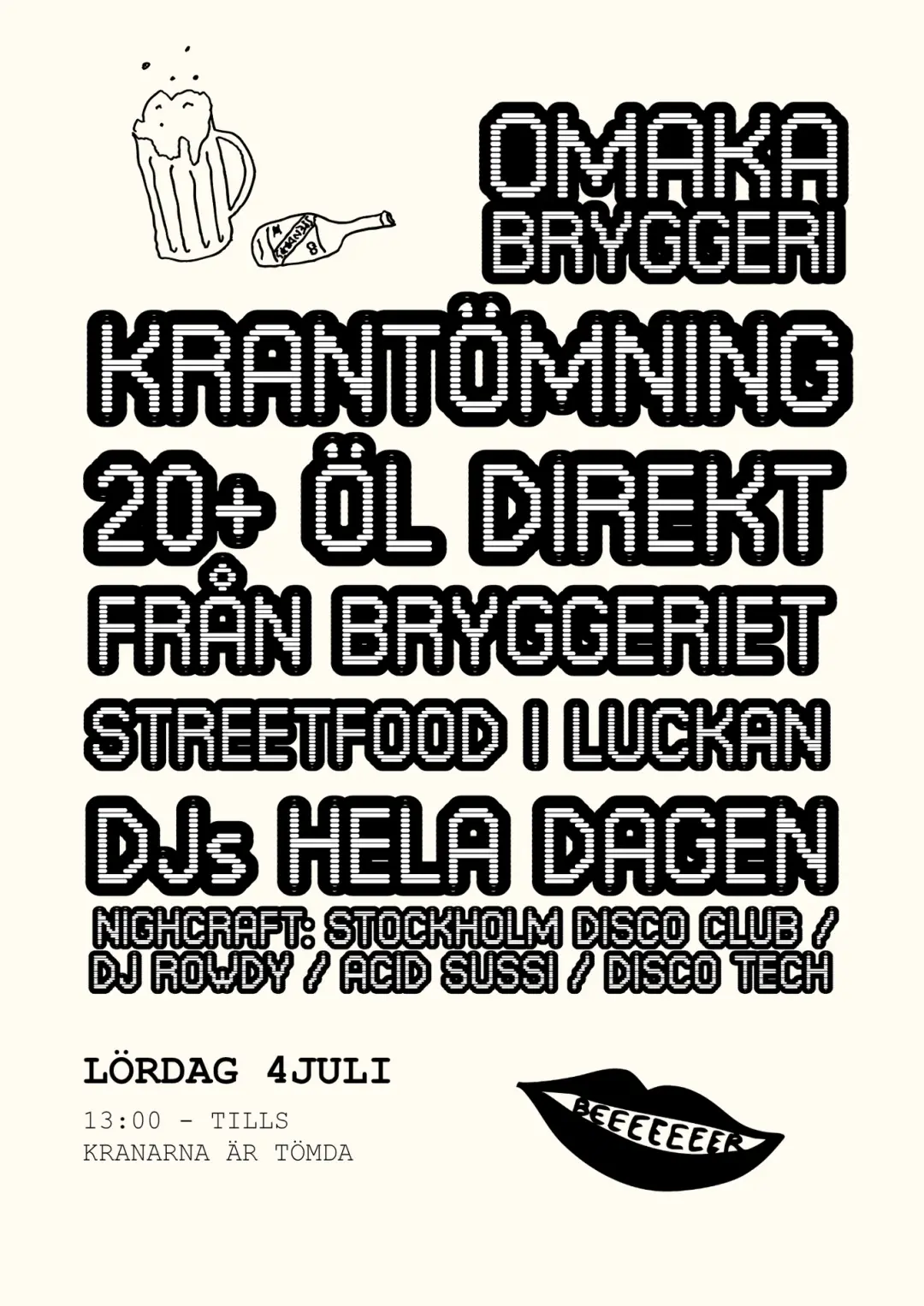Omaka Bryggeri Krantömning - Day Party