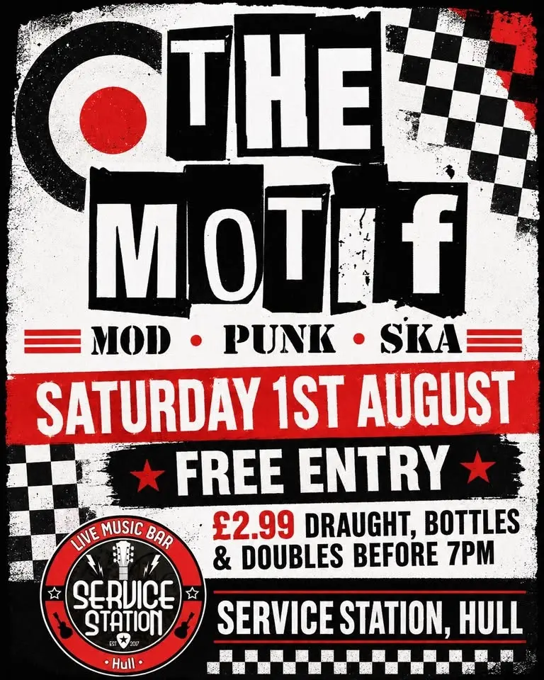 The Motif Live at Service Station – Mod / Punk / Ska Night