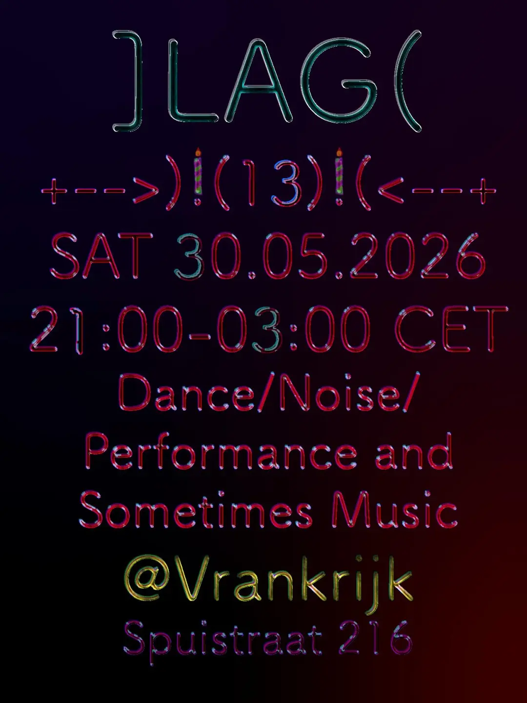 ]LAG( - 13th anniversary + benefit party