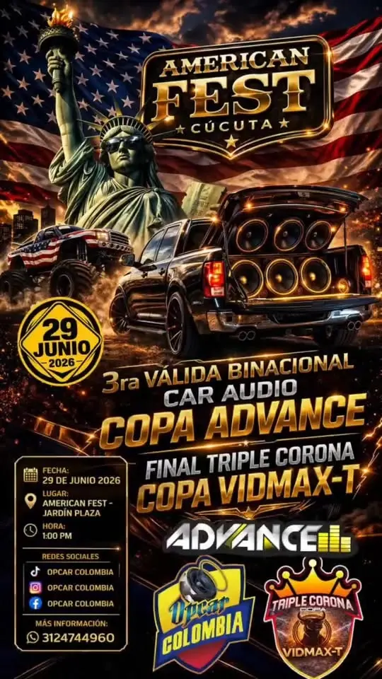 3RA VALIDA COPA ADVANCE FINAL TRIPLE CORONA COPA VIDMAX-T 