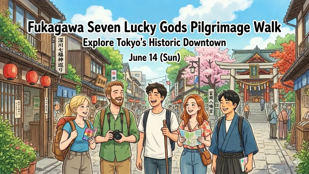 🏮⛩️ Fukagawa SHICHIFUKUJIN Walk 🚶‍♂️🚶‍♀️ Explore Tokyo's Historic Downtown ✨
