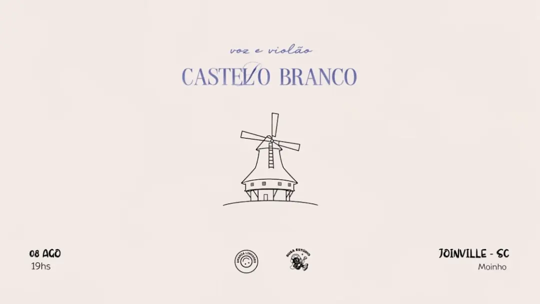 Castello Branco - Voz & Violão Em Joinville/Sc