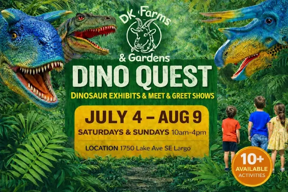Dino Quest @ DK Farms & Gardens