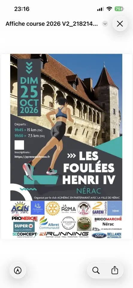Les Foulées d'Henri IV 