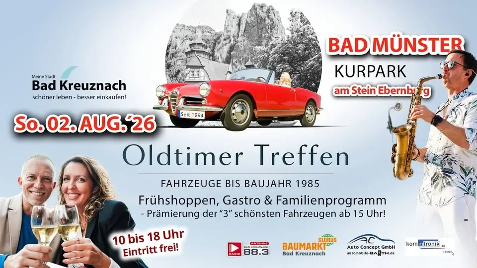 31. Oldtimer Treffen Bad Münster am Stein Ebernburg