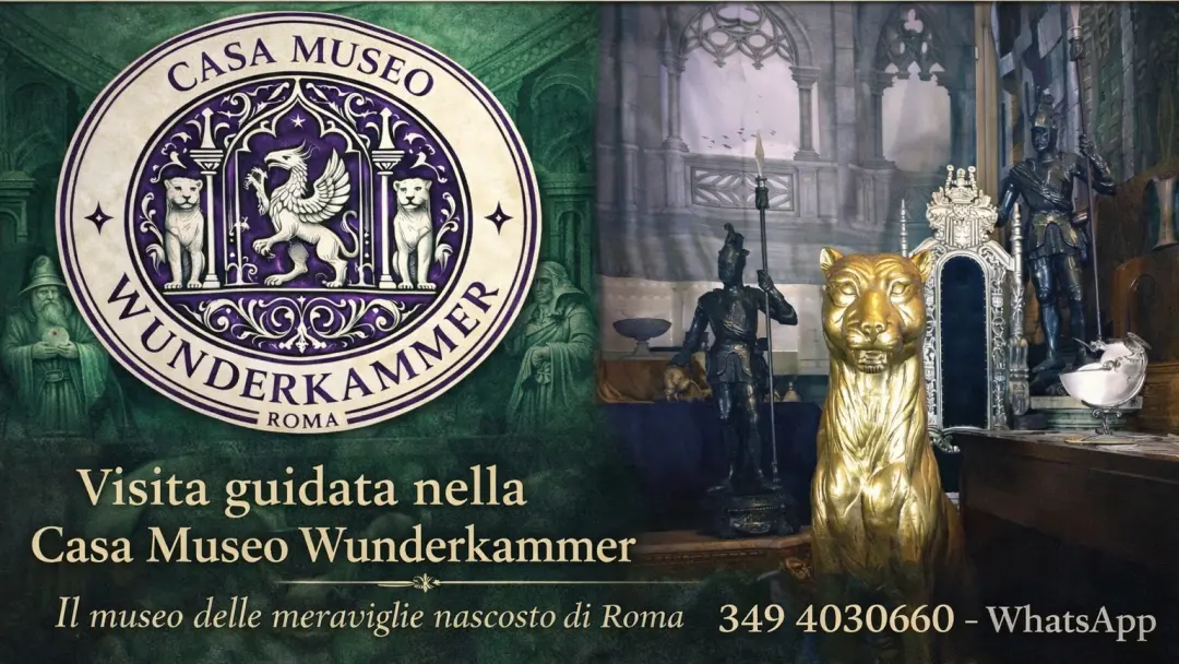 Roma Nascosta: Visita Guidata + Concerto nella Casa Museo Wunderkammer (8 posti)