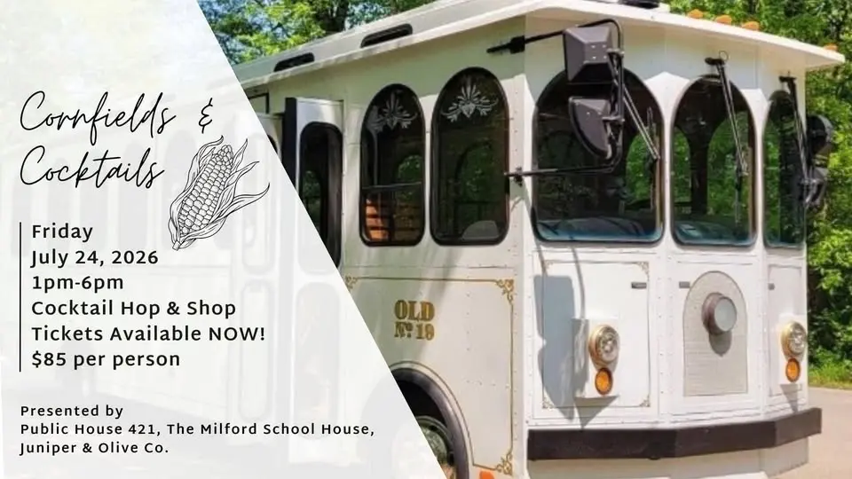 Cornfields + Cocktails // It's our FOURTH Trolley Tour!