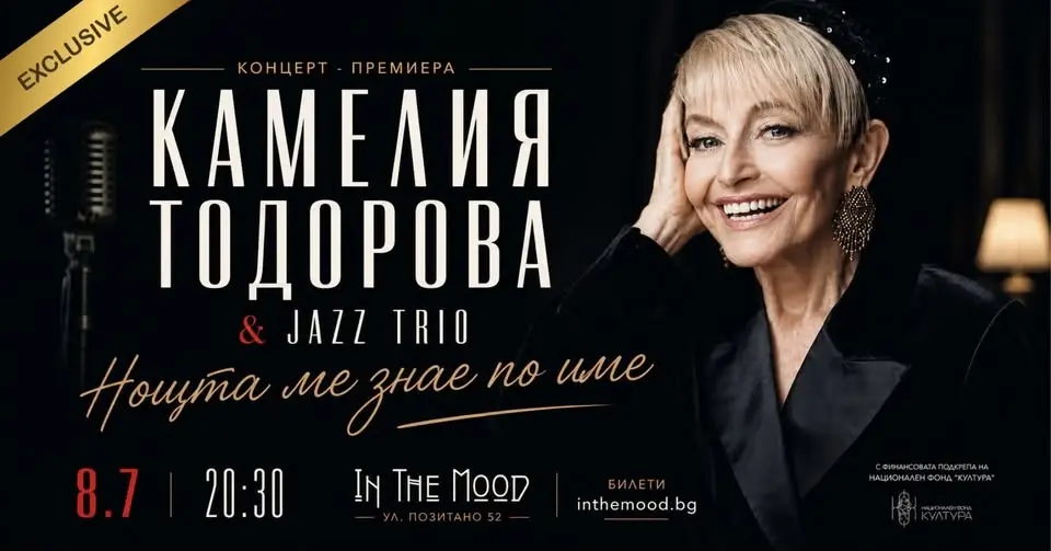 КАМЕЛИЯ ТОДОРОВА: Нощта ме знае по име