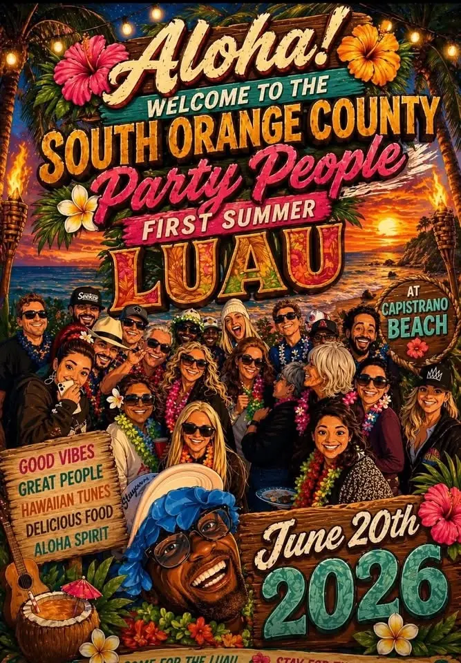 South Orange County Party People Summer luau