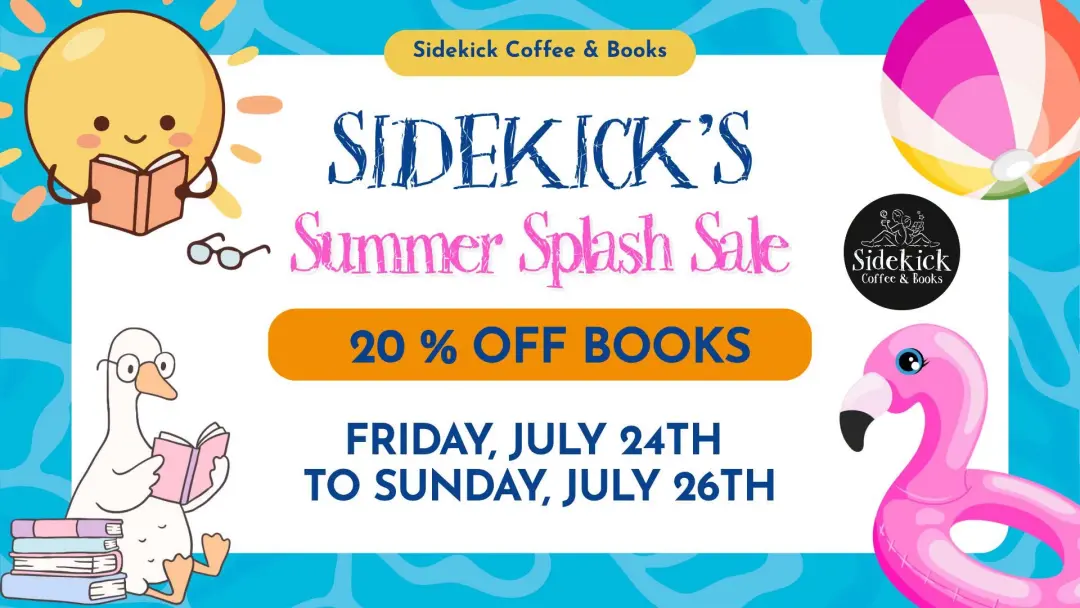 Sidekick's Summer Splash Sale | 20% off Books
