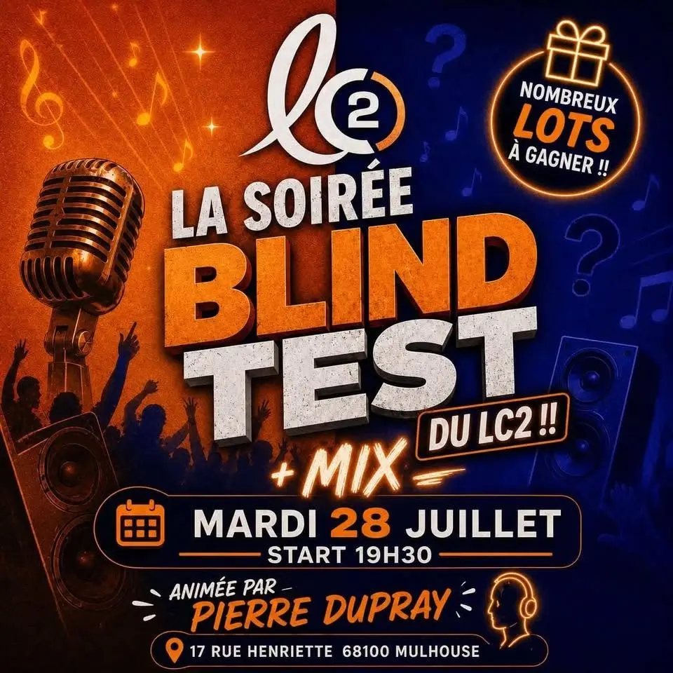Soirée Blind Test & Mix avec Pierre Dupray au LC2