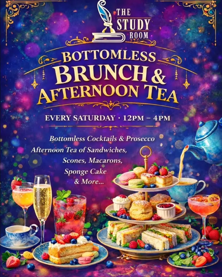 Bottomless Brunch & Afternoon Tea - The Study Room Lancaster