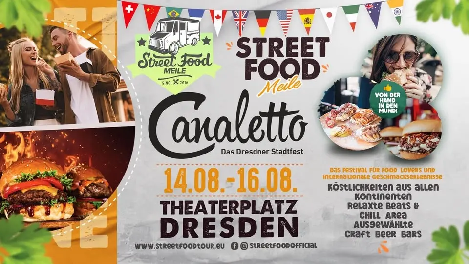 Canaletto Street Food Meile Dresden 2026