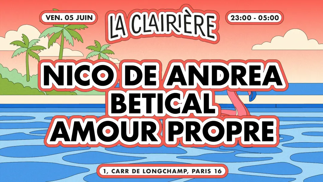 La Clairière: NICO DE ANDREA, Betical, Amour Propre