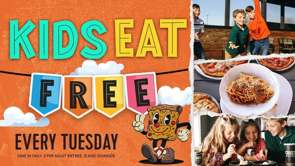 Kids Eat Free Every Tuesday!