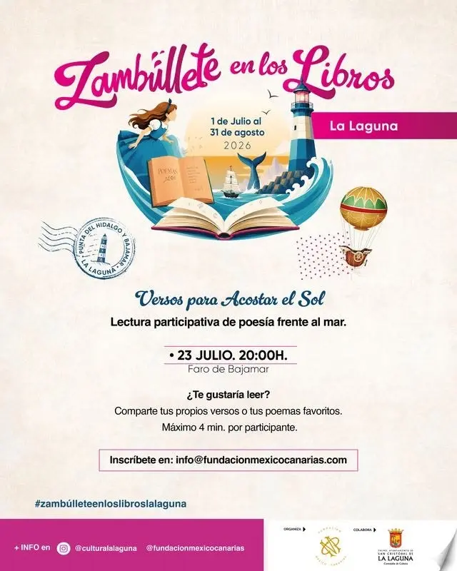 Versos para Acostar el Sol. "Zambúllete en los libros"