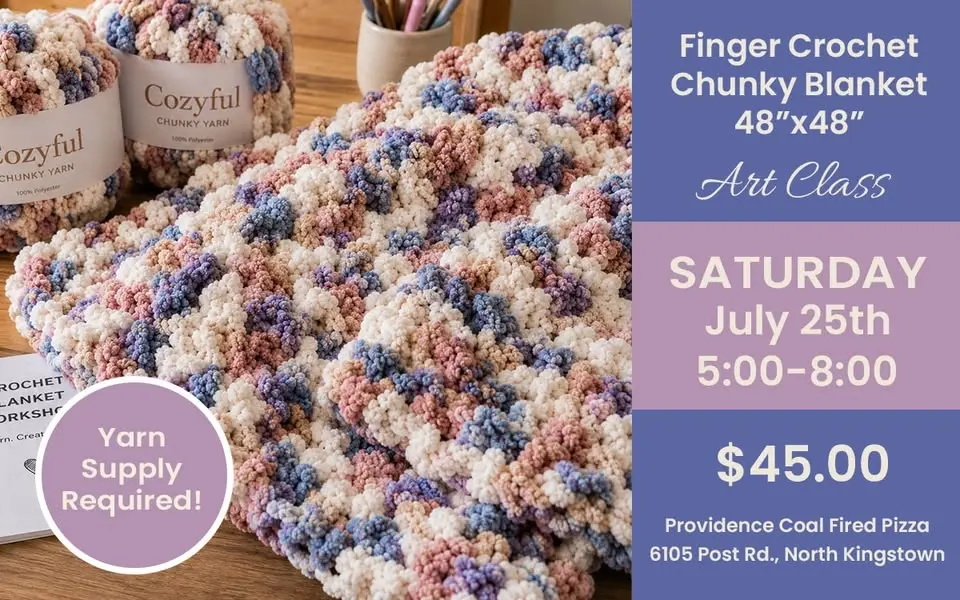 48x48 Chunky Blanket Finger Crochet Workshop