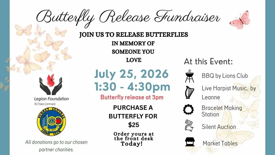 Butterfly Release Fundraiser Event