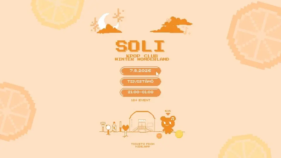 SOLI KPOP CLUB - SUMMER SOIREE (18+) @ TIIVISTÄMÖ