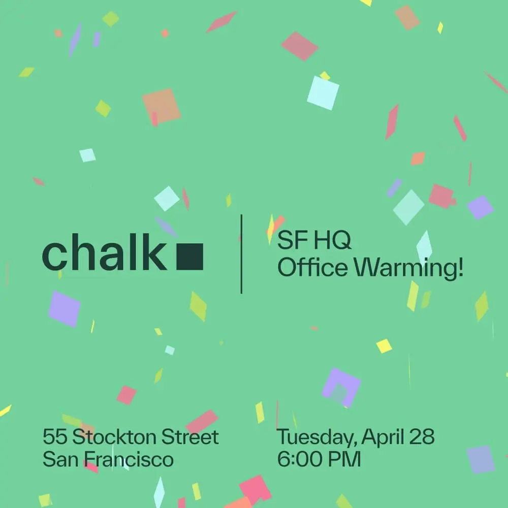 Chalk HQ Office Warming Party!