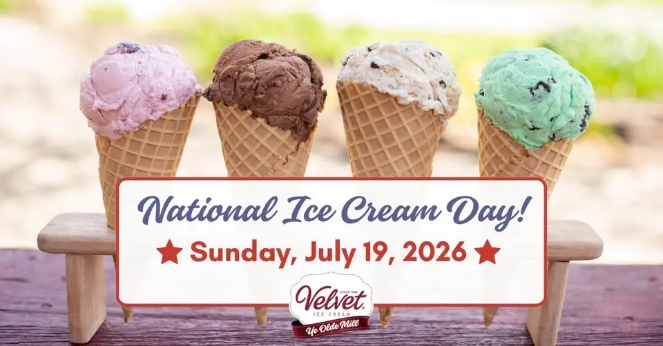 National Ice Cream Day at Ye Olde Mill!