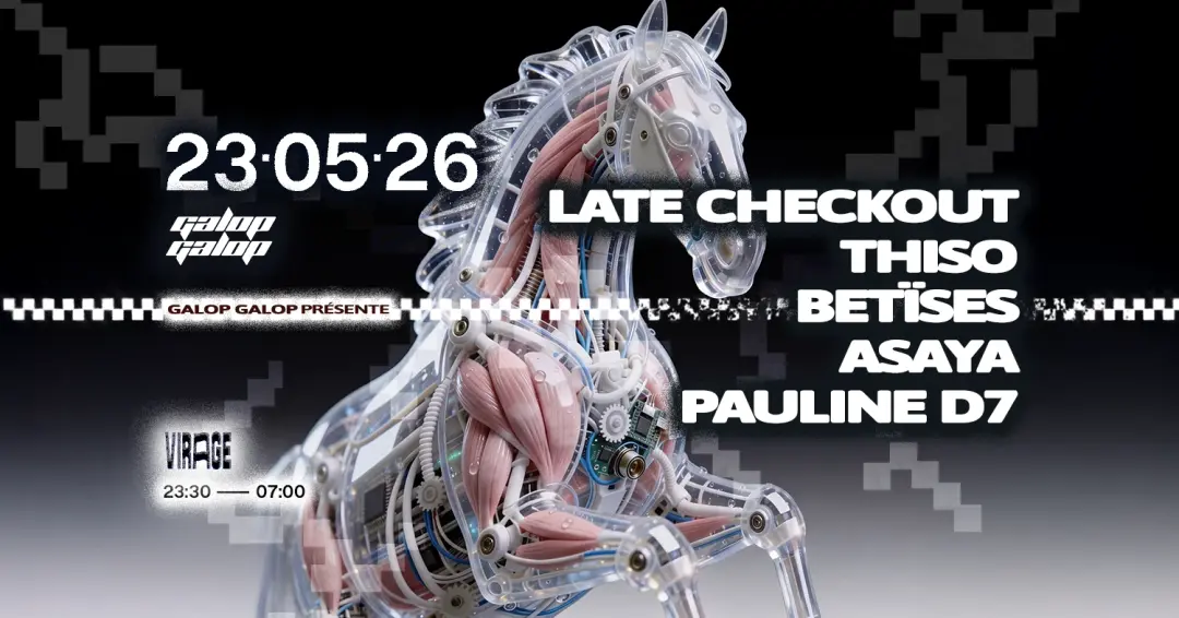 Galop Galop: LATE CHECKOUT (CREEDS & NEIKA), THISO, PAULINE D7, Asaya, BETÏSES