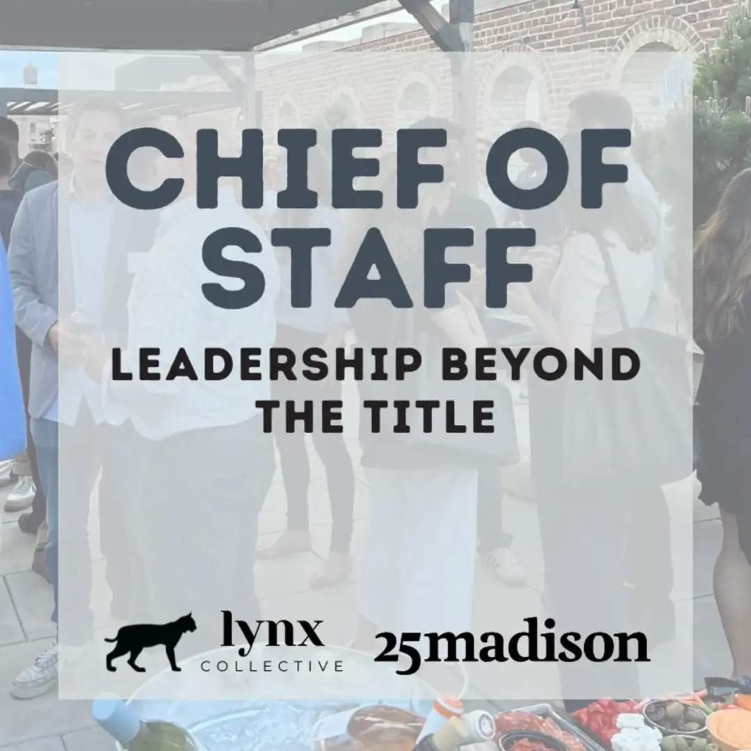 Chief of Staff: Leadership Beyond the Title