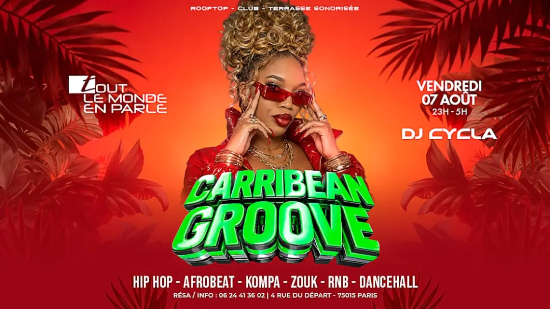 Soiree Caribbean Groove ,Club Terrasse Hiphop Afrob…