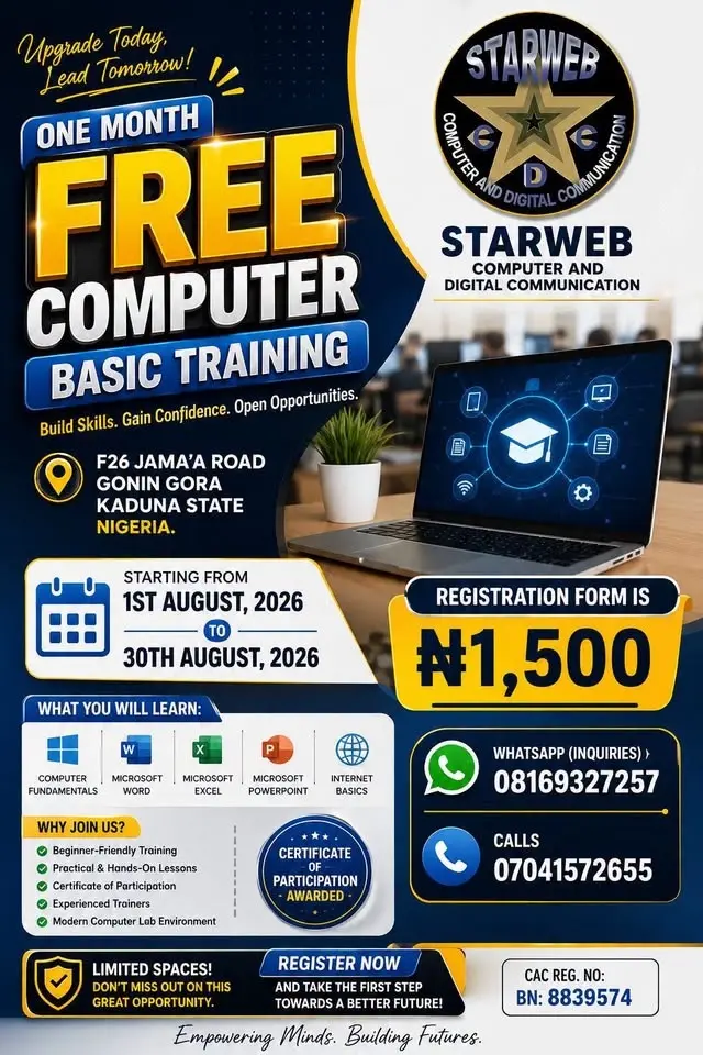 FREE BASIC COMPUTER TRAINING