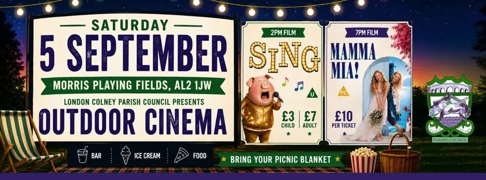 London Colney Parish Council presents: Outdoor Cinema