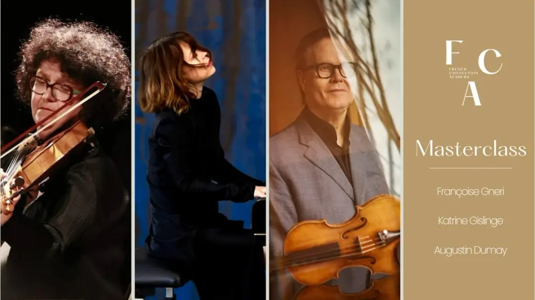 Viola, Violin & Piano Masterclass w. Françoise Gneri, Katrine Gislinge & Augustin Dumay
