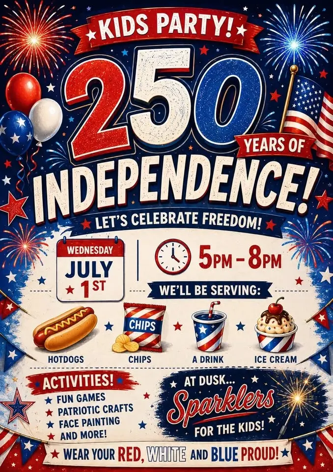 This isn't just another kids night... it's a celebration 250 YEARS in the making 