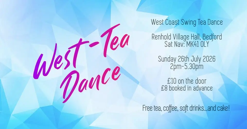 West-Tea Dance - Sunday Afternoon West Coast Swing