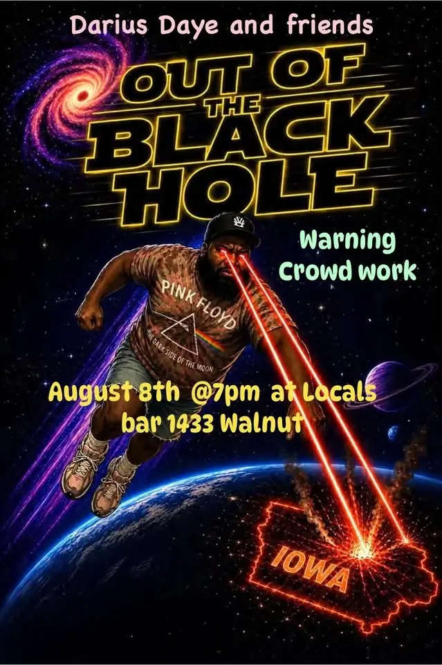 Darius Daye presents Out Of The Black Hole comedy 