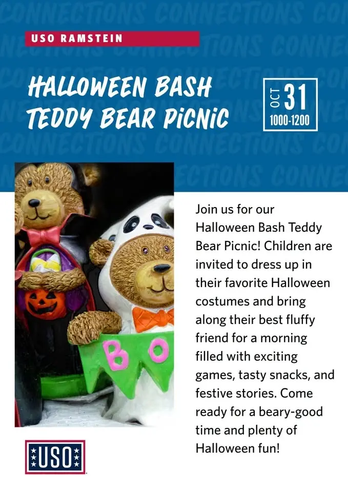 "Halloween Bash" - October Teddy Bear Picnic