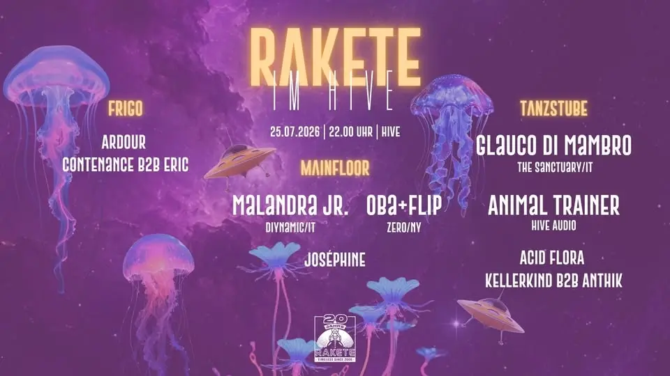 Rakete im Hive