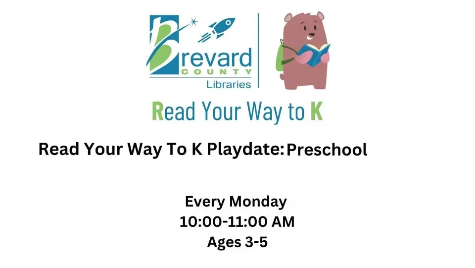 Read Your Way to K Playdate: Preschool at Titusville Public Library                     