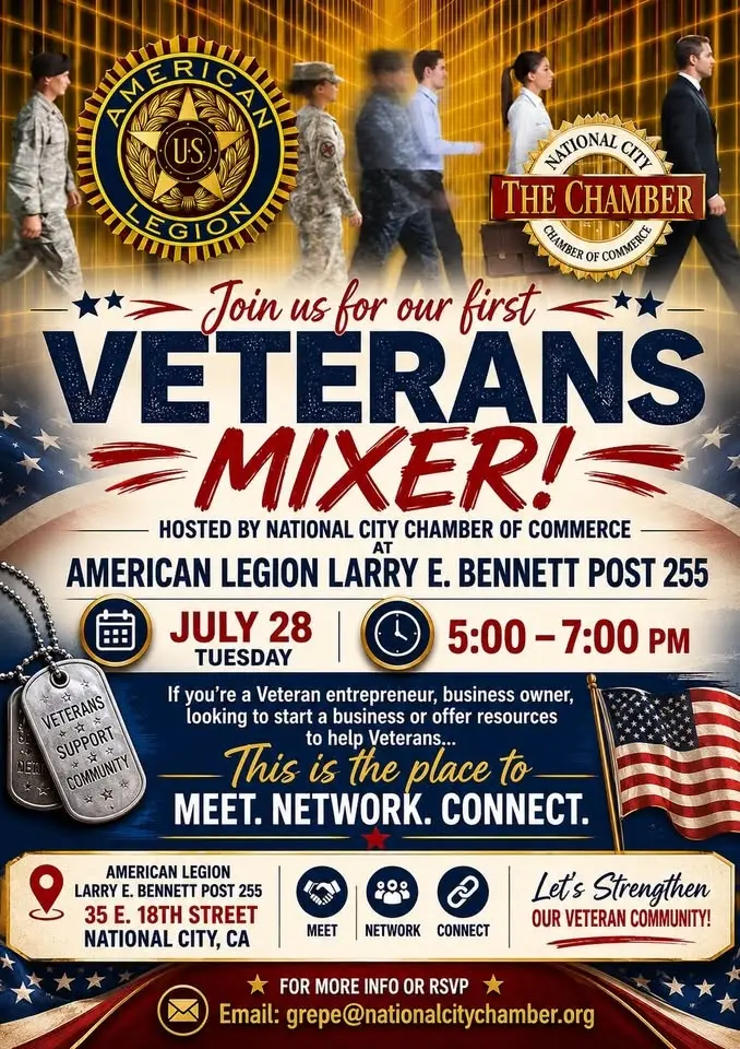 National City Chamber Veteran's Mixer