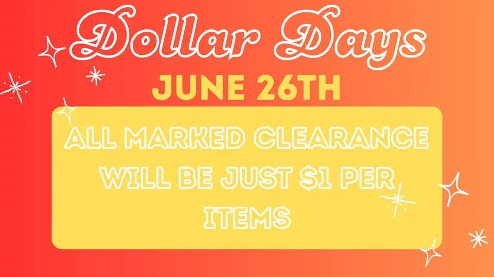 Dollar Day Event!