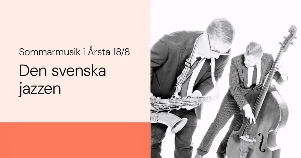 "Den svenska jazzen" med Martin Sjöstedt och Fredrik Lindborg