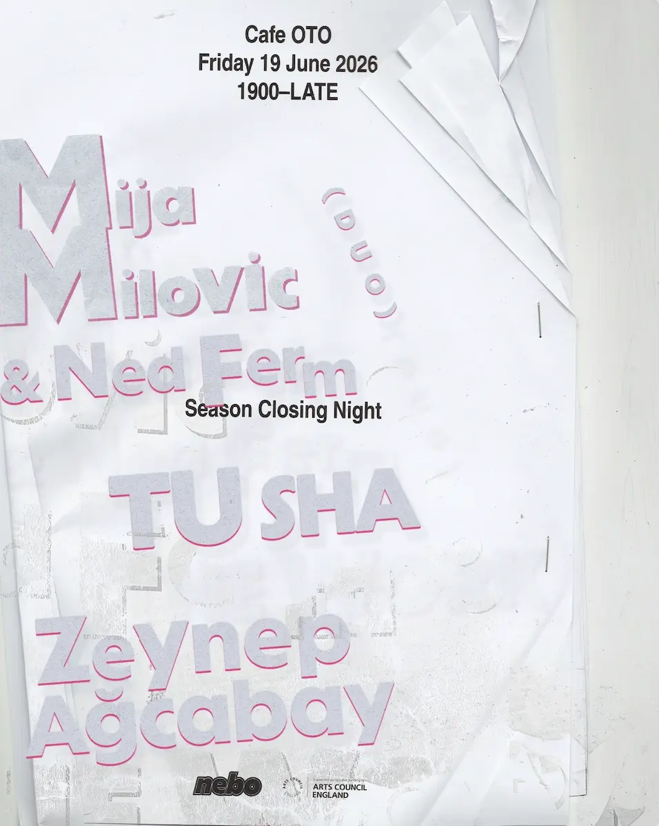 Mija Milovic & Ned Ferm (duo), Tu Sha, Zeynep Ağcabay: Nebo Arts #11