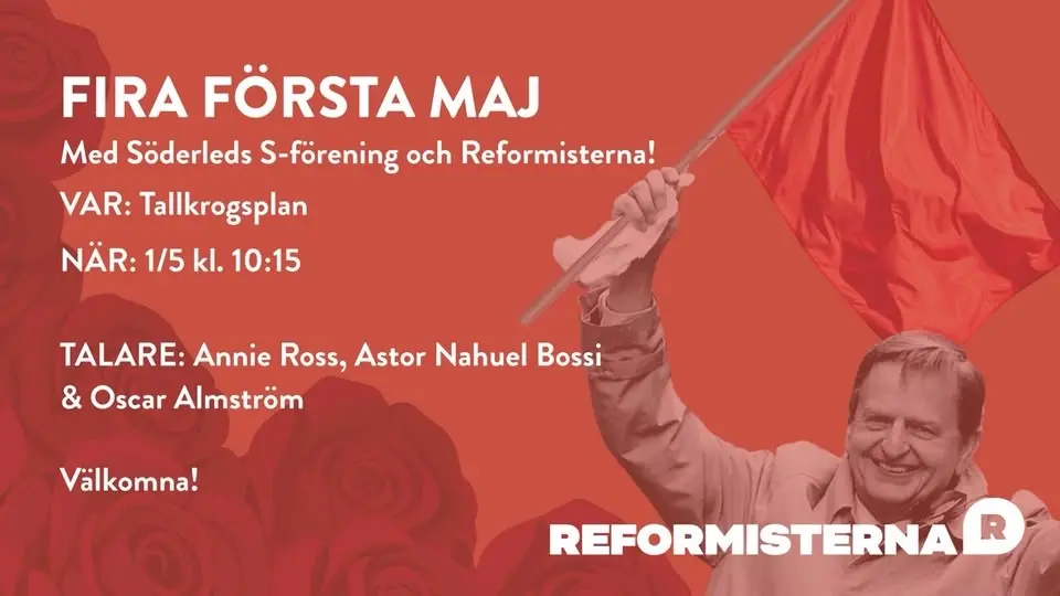 Första maj med Söderleds S-förening och Reformisterna