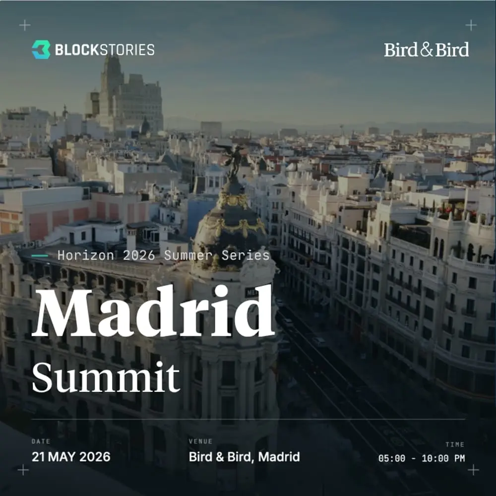 Blockstories Horizon 2026: Madrid Summit 🇪🇸