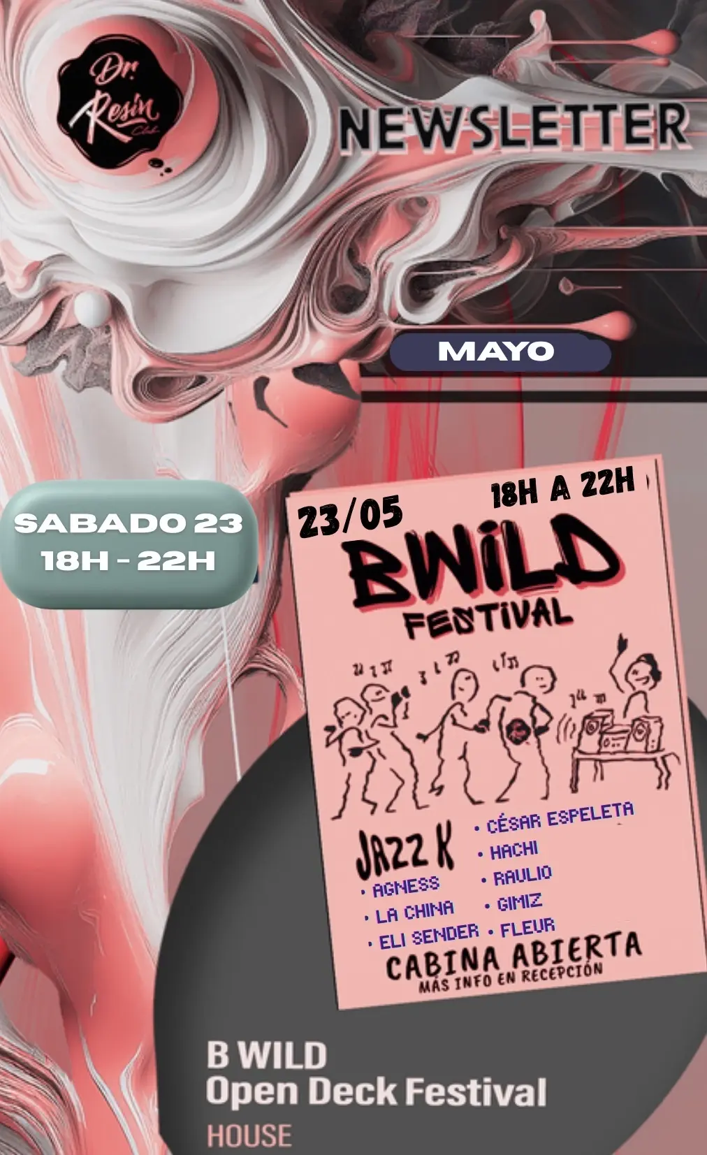Dr Resin presents : BWILD Festival Open Deck