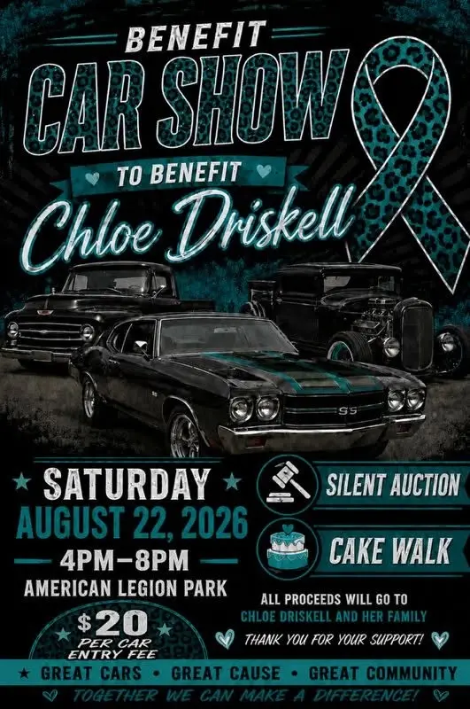 Benefit Car Show for Chloe Driskell
