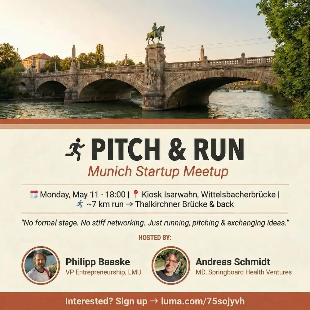 Pitch & Run Munich StartUp Meetup