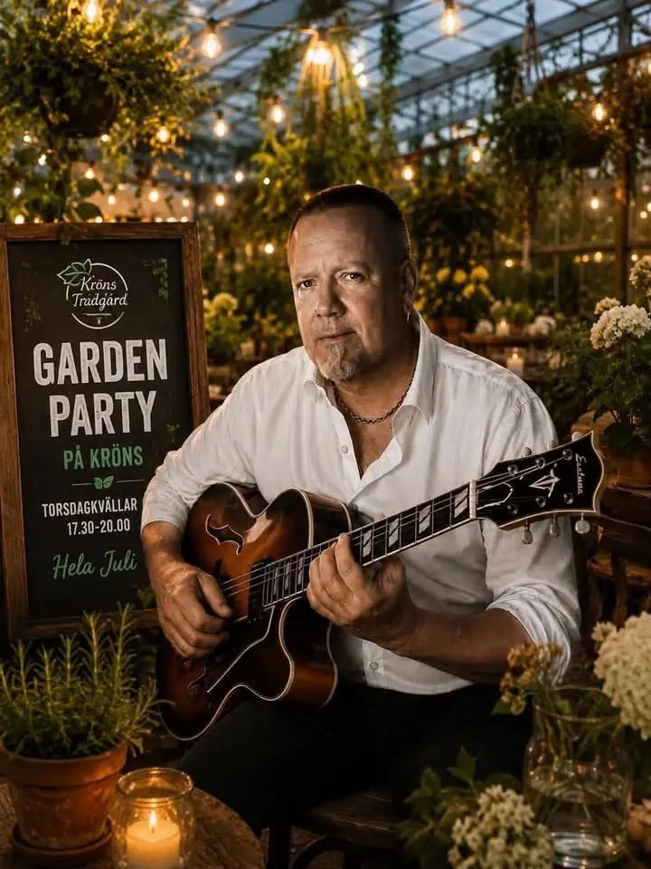 Garden party på Kröns!