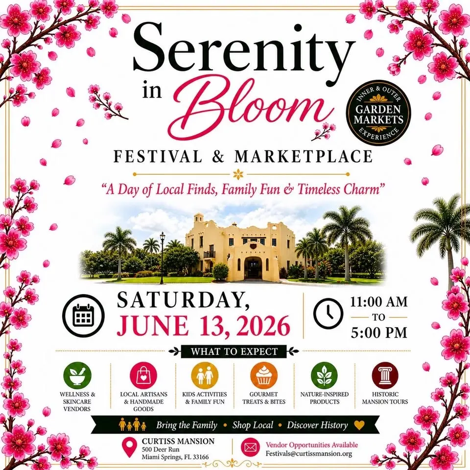 Serenity In Bloom Festival at the Curtiss Mansion