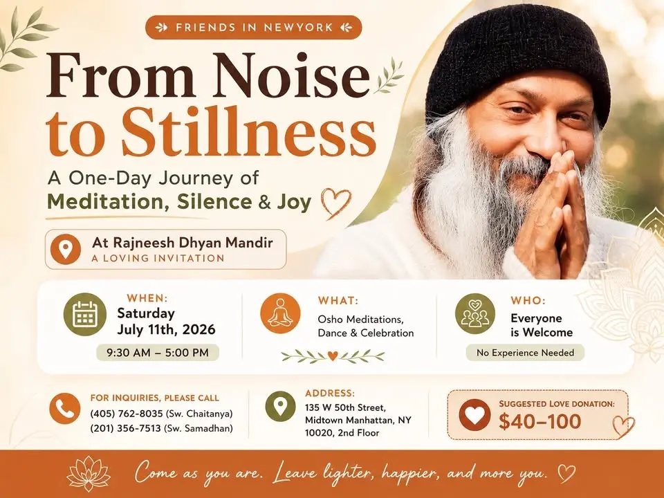 From Noise to Stillness: A One-Day Journey of Meditation, Silence & Joy