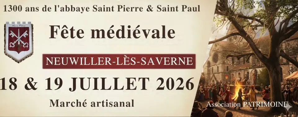 Fête médiévale - 1300 ans de l'abbaye Saint-Pierre et Saint-Paul